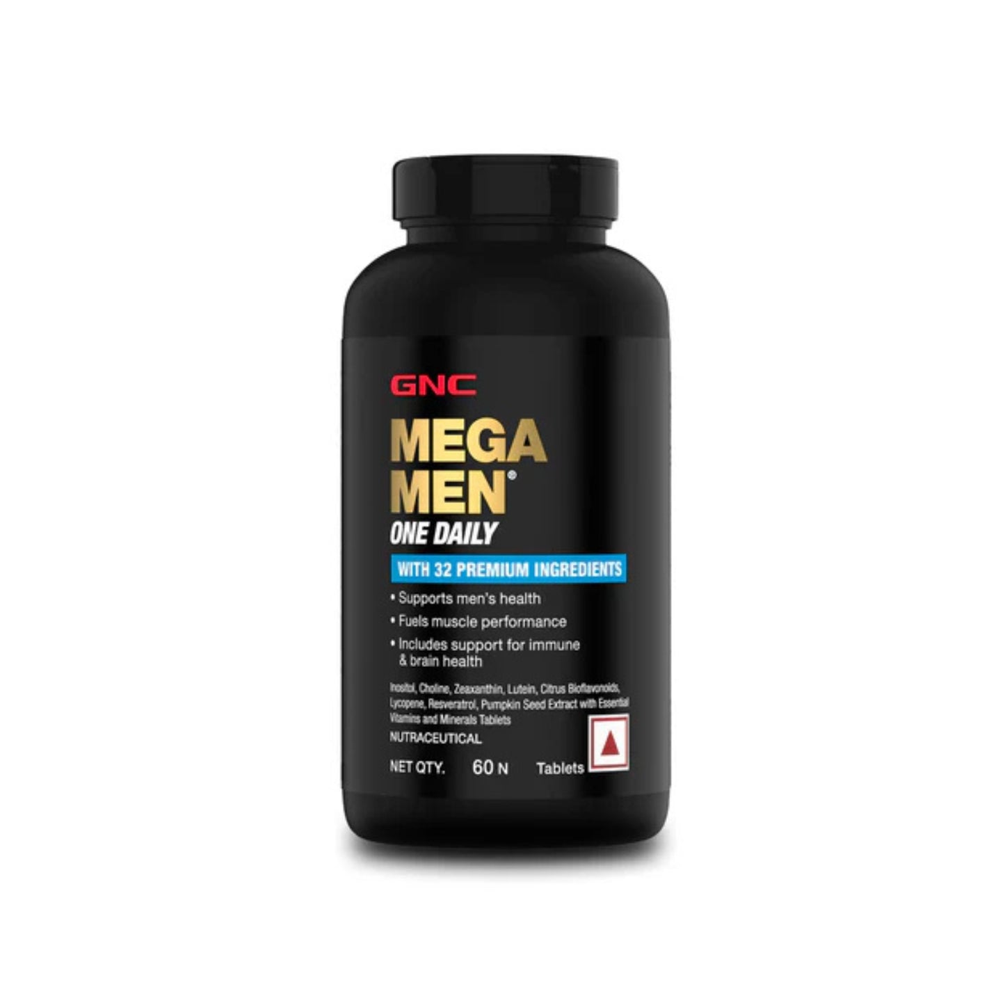 GNC MEGA MEN ONE DAILY MULTI VITAMIN - 60TABLETS IMPROVES IMMUNITY & OVERALL HEALTH
