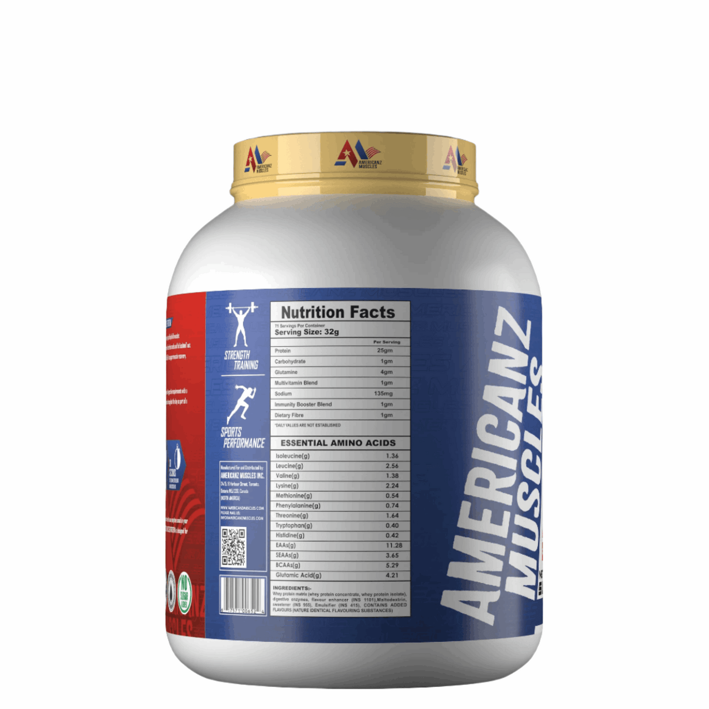 AMERICANZ MUSCLES PROFESSIONAL PROTEIN