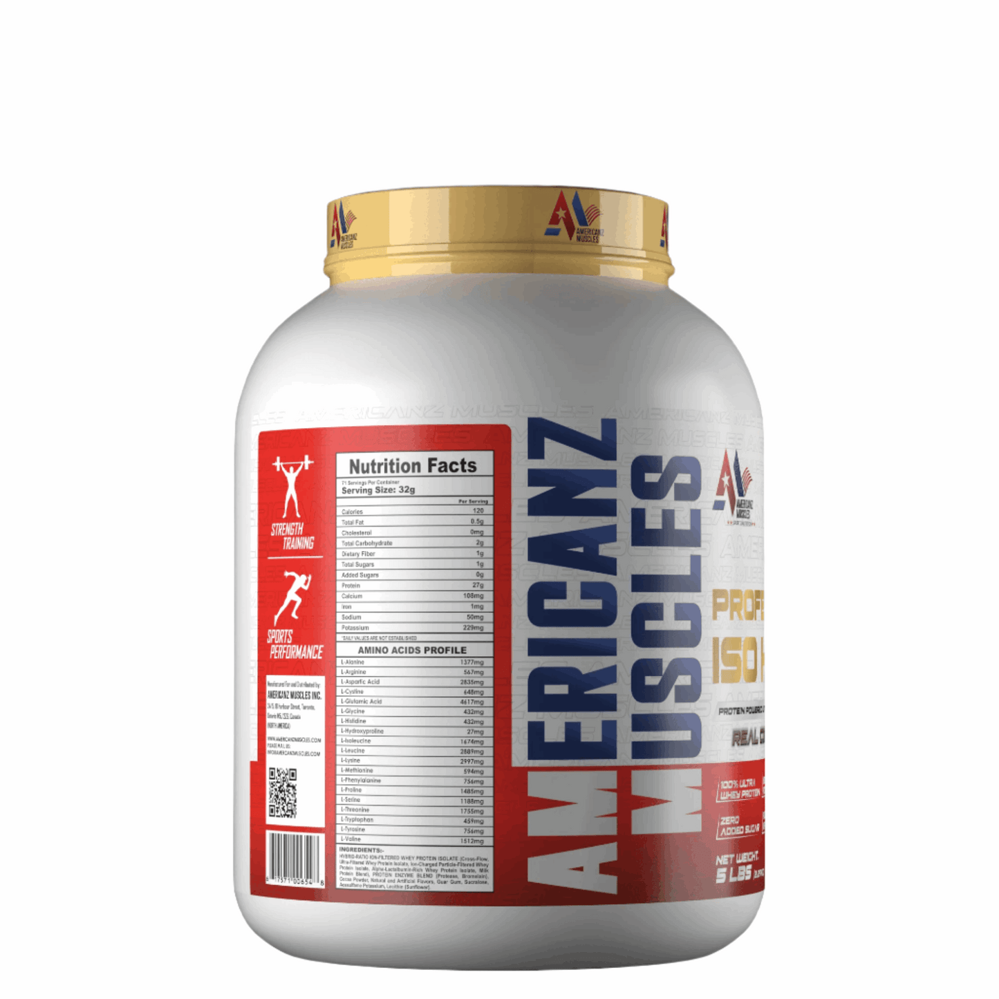 AMERICANZ MUSCLES PROFESSIONAL ISO HYDRO PROTEIN