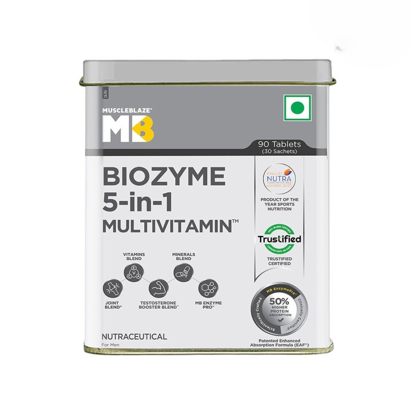 MUSCLE BLAZE BIOZYME MULTIVITAMIN 90TABS
