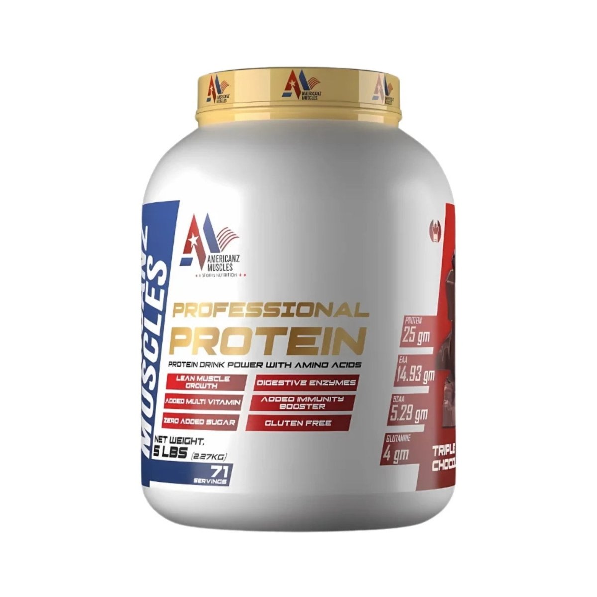 AMERICANZ MUSCLES PROFESSIONAL PROTEIN 1KG - Anura Nutrition