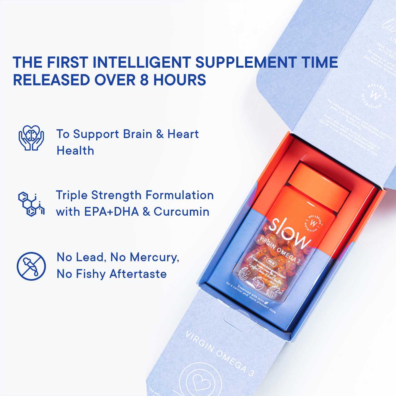 Wellbeing 3x Strength Omega 3 Fish Oil