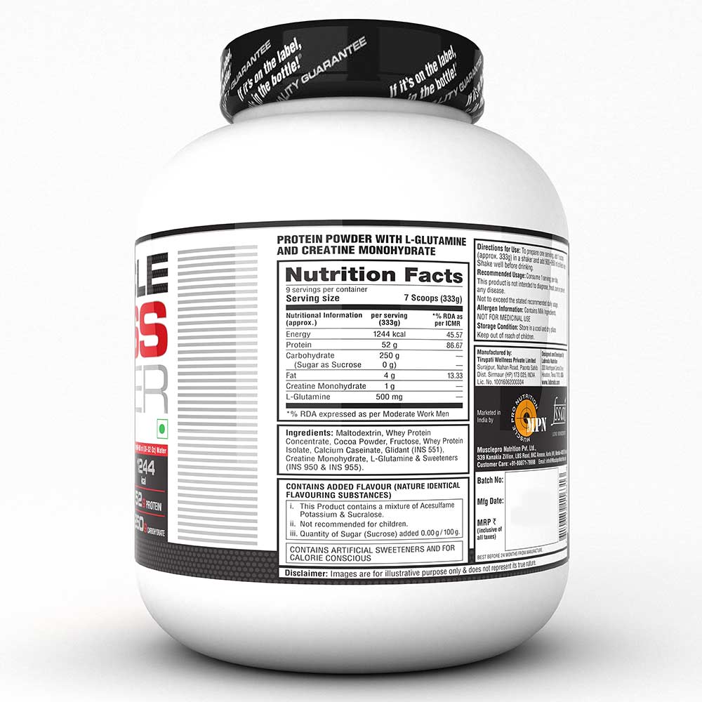 LABRADA MUSCLE MASS GAINER 52g PROTEIN