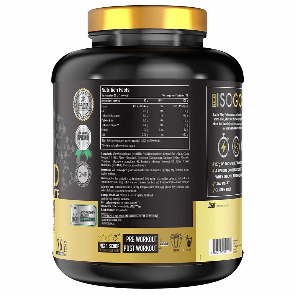 ONE SCIENCE NUTRITION ISO GOLD WHEY PROTEIN 2.26Kg (5Lb)