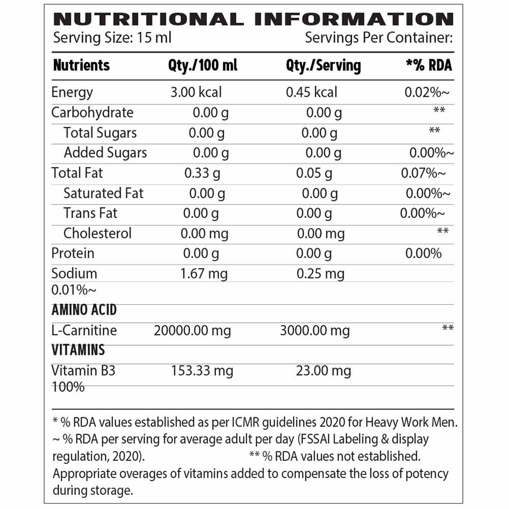 GNC TOTAL LEAN TRIPLE STRENGTH L-CARNITINE LIQUID 450ml 30 SERVINGS