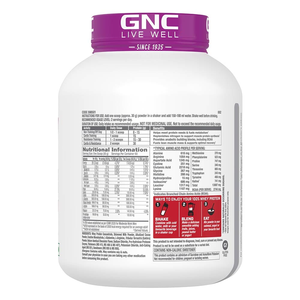 GNC PRO PERFORMANCE POWER PROTIEN 60 SERVINGS 3KG