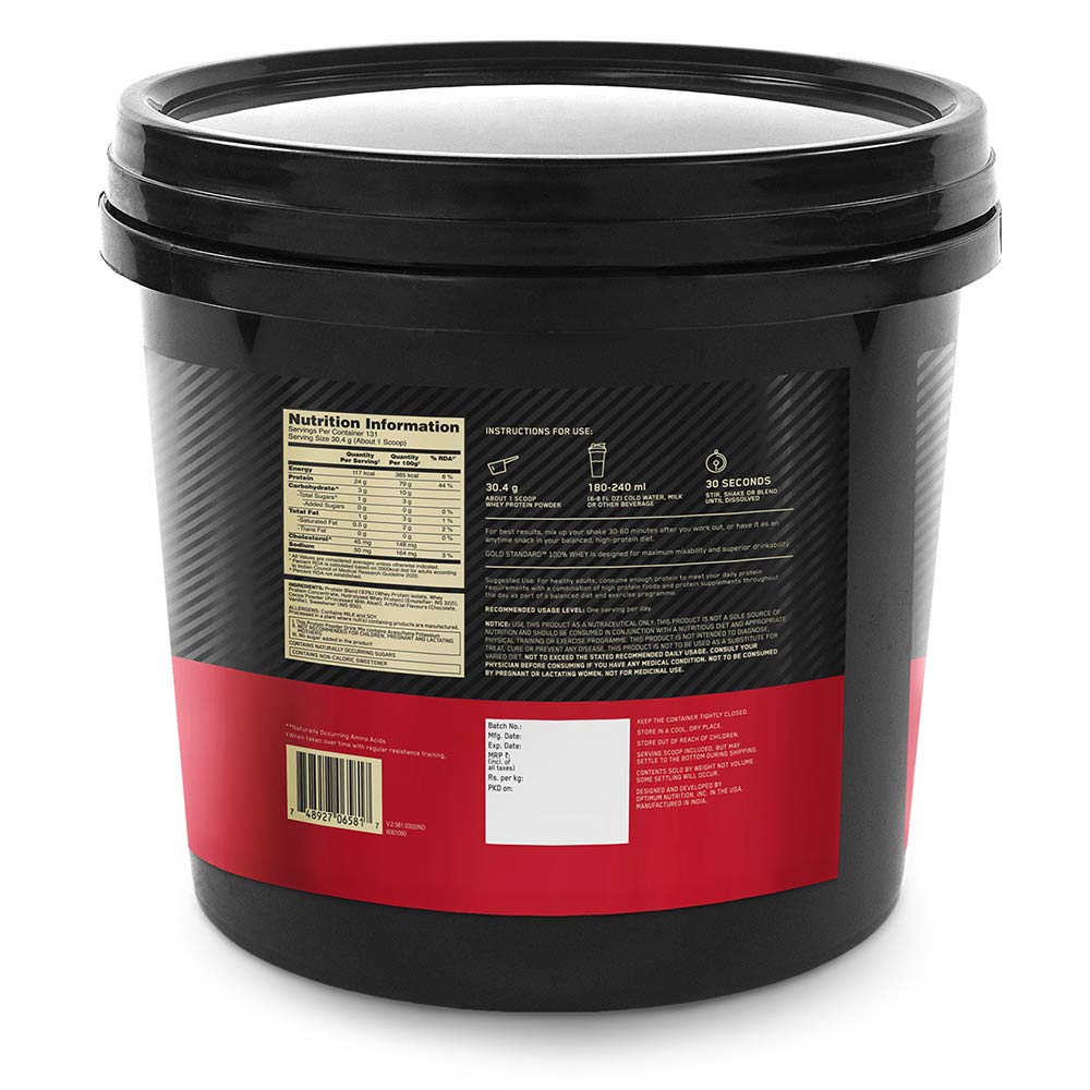 OPTIMUM NUTRITIONS (ON) GOLD STANDARD WHEY PROTEIN