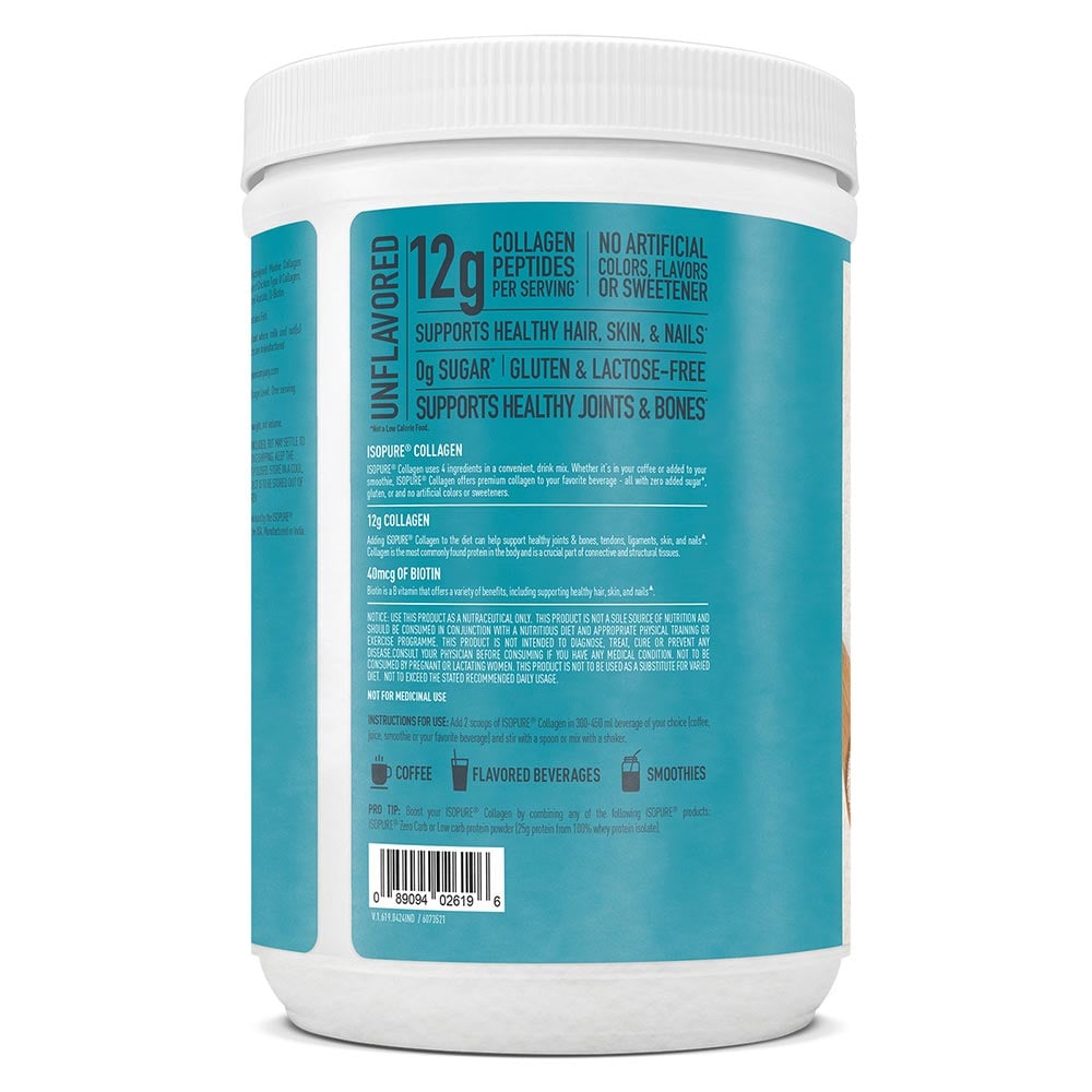 ISOPURE COLLAGEN PEPTIDES 20 SERVINGS 250g