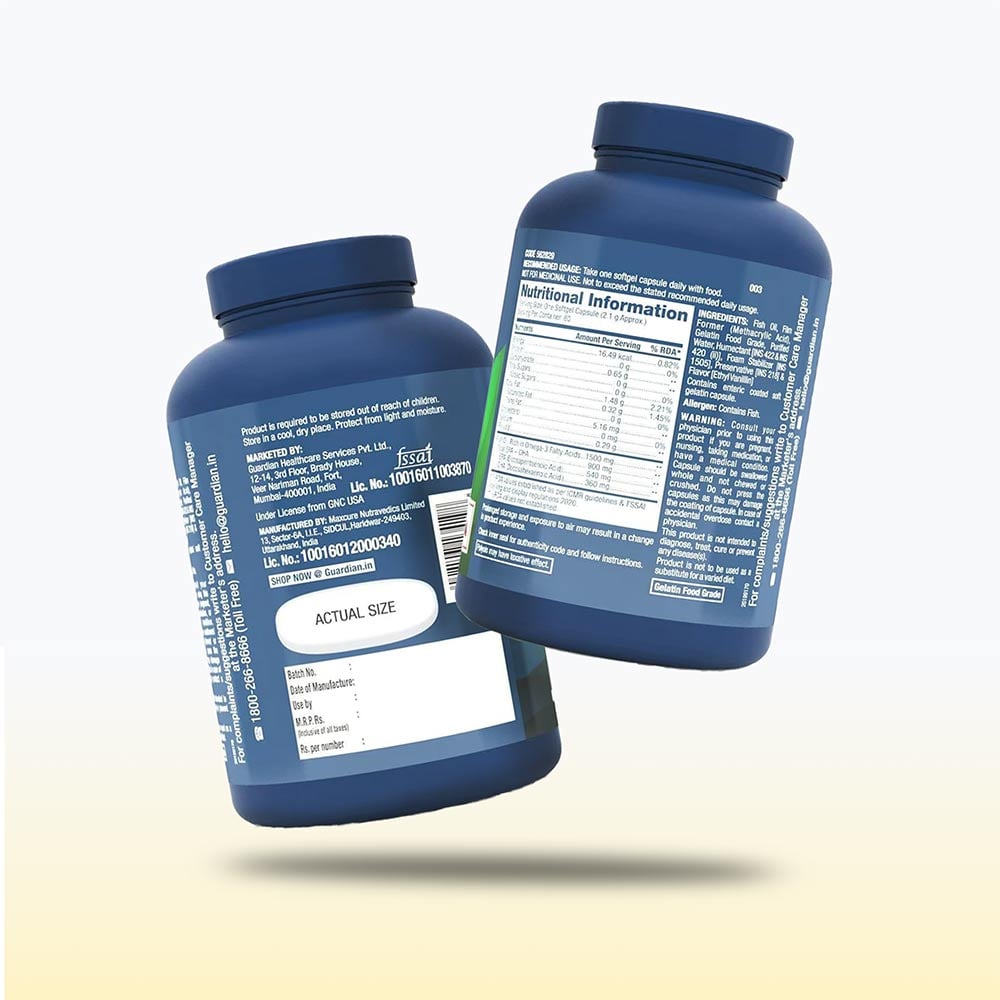 GNC TRIPLE STRENGTH FISH OIL CAPSULES