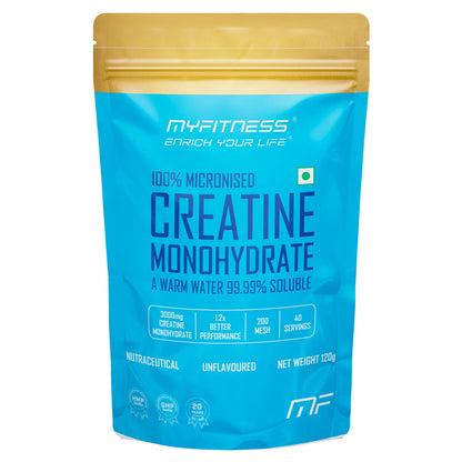 MYFITNESS 100% MICRONIZED CREATINE MONOHYDRATE – 120g – 40 Servings