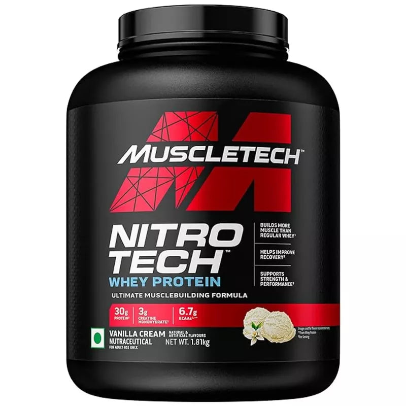 MuscleTech Whey Protein Performance Series Nitro Tech – 4 lbs.
