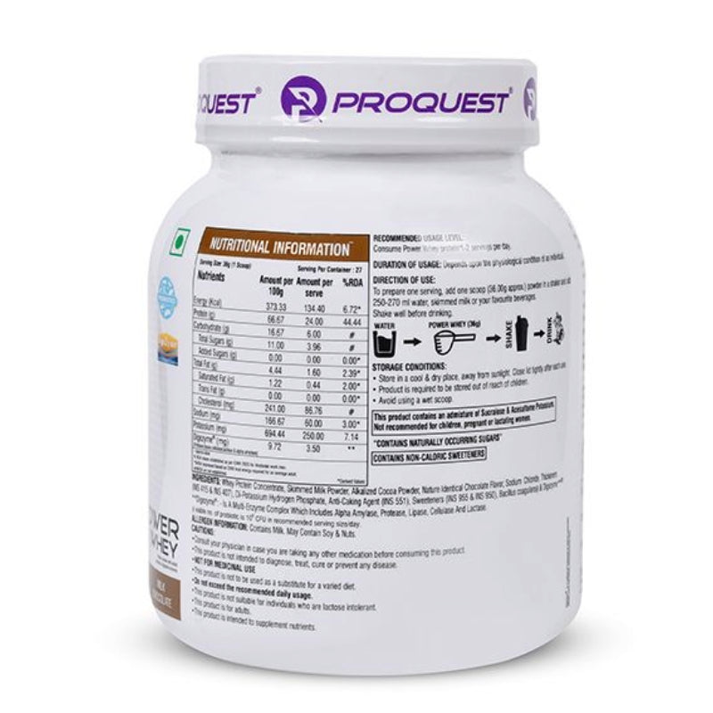 ProQuest Whey Protein | 1 KG / 2.2 lb / 27 Servings