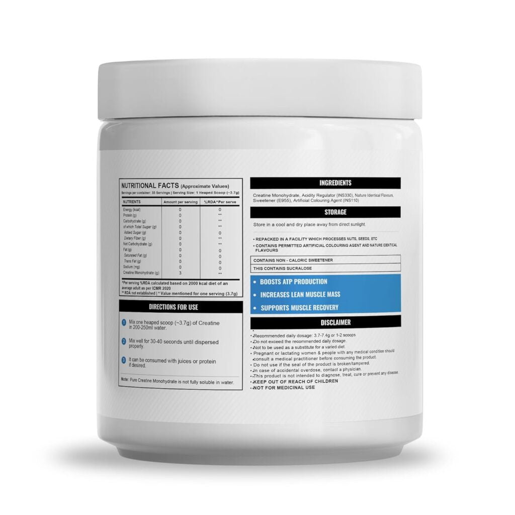 Wellcore – Pure Micronised Creatine Monohydrate (Tropical Tango, 33 Servings)