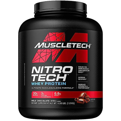MuscleTech Whey Protein Performance Series Nitro Tech – 4 lbs.