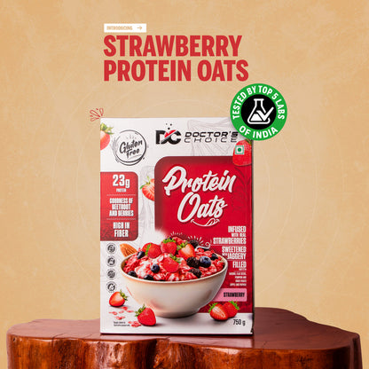DOCTORS CHOICE Oats, High Protein Oats, 750g, Dark Choco Berry
