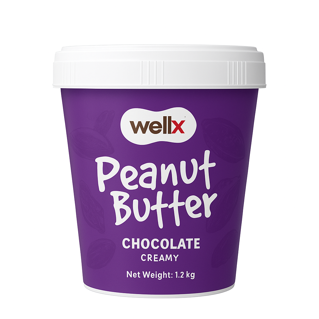Wellx Brothers Chocolate Creamy Peanut butter 1.2 kg