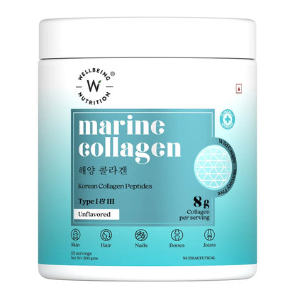 Wellbeing Nutrition Pure Korean Marine Collagen Peptides | Unflavored