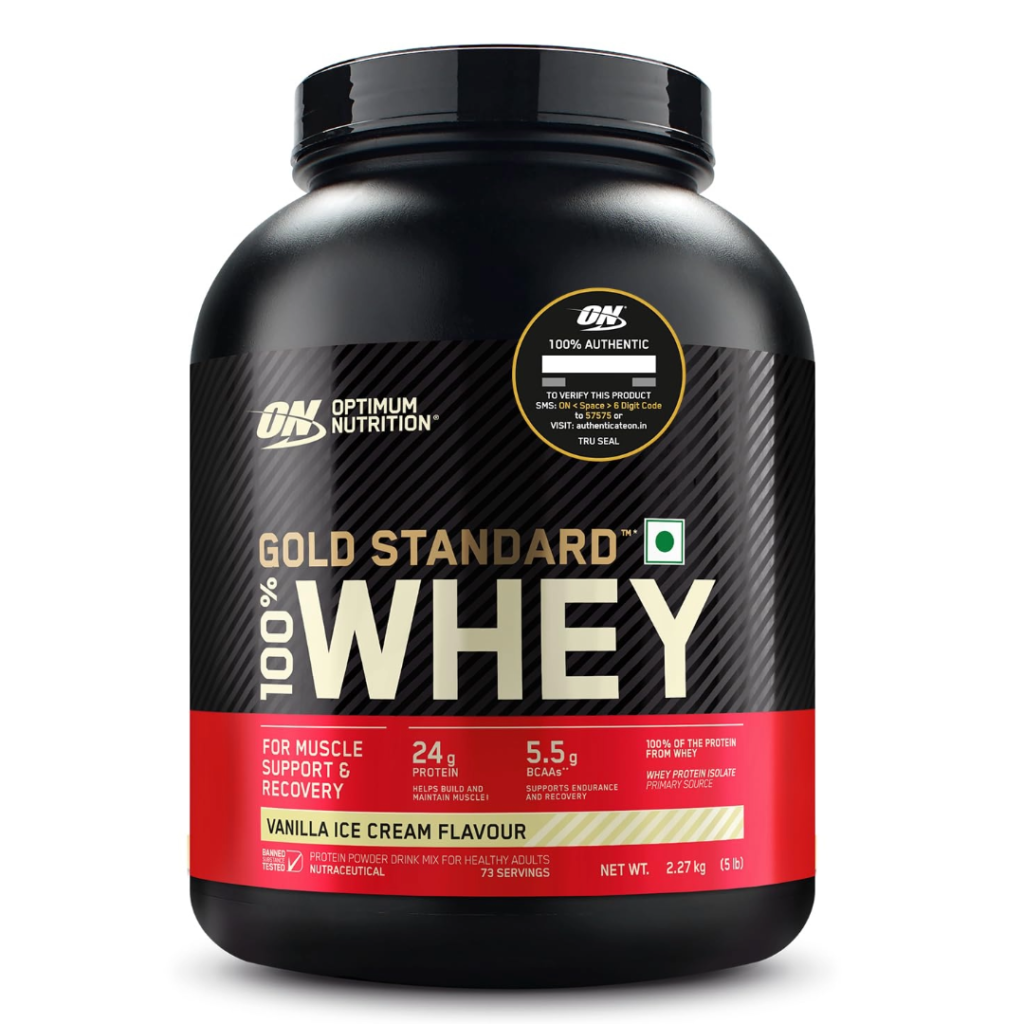 Optimum Nutrition (ON) Gold Standard 100% Whey | 2.27kg