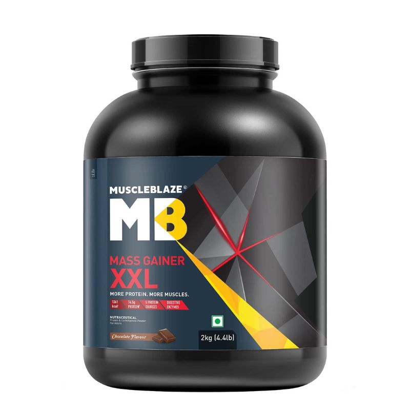MuscleBlaze Mass Gainer XXL | Chocolate | 3kg