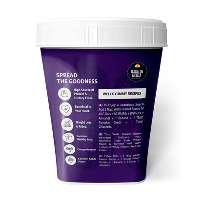 Wellx Brothers Chocolate Creamy Peanut butter 1.2 kg