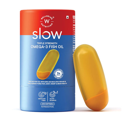 Wellbeing 3x Strength Omega 3 Fish Oil