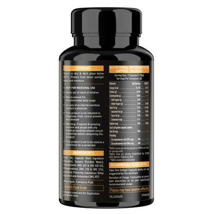 MuscleBlaze Omega 3 Fish Oil Gold,60 caps
