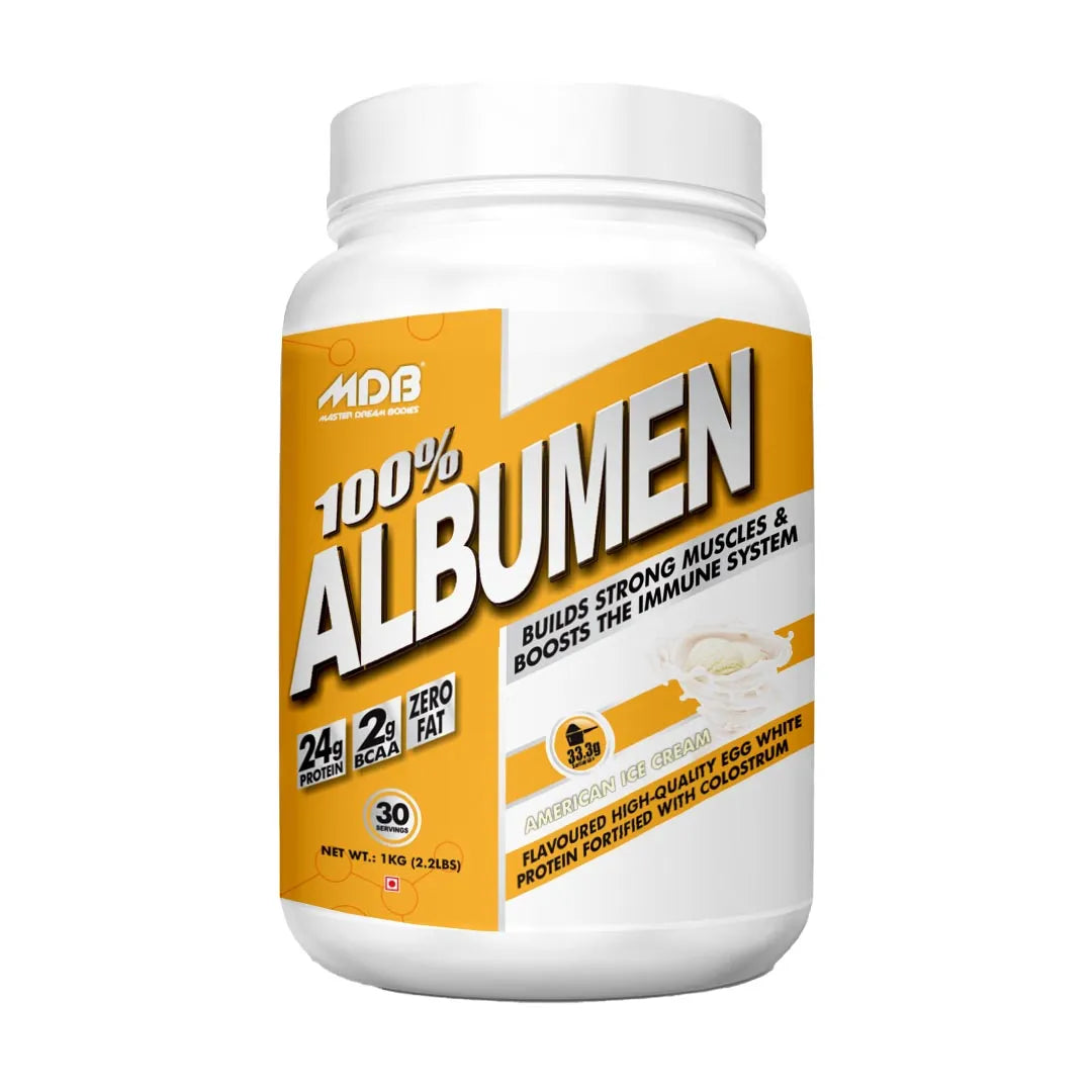 MDB 100% Albumen | 24g Protein High-Quality Egg White Powder 1kg