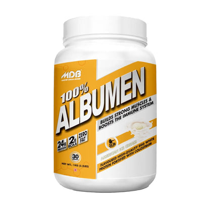 MDB 100% Albumen | 24g Protein High-Quality Egg White Powder 1kg