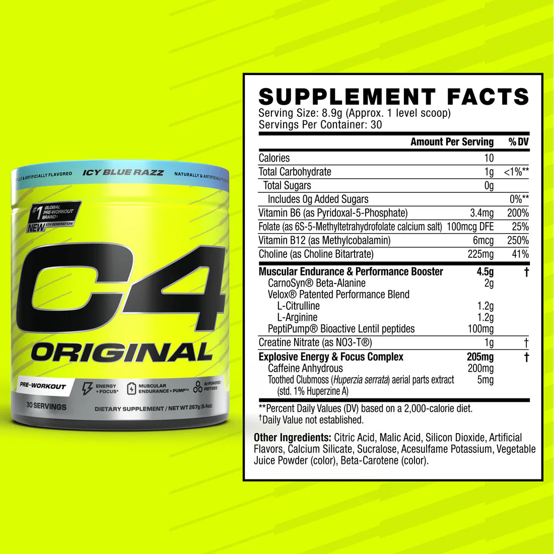 C4 Original Pre- Workout 30 servings