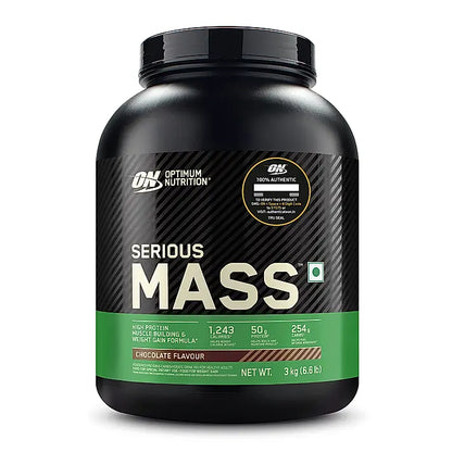 Optimum Nutrition (ON) Serious Mass High Protein and High Calorie Mass Gainer – 6 lbs