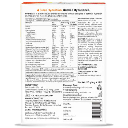Wellbeing Nutrition- Hydrasalt (pack of 15)