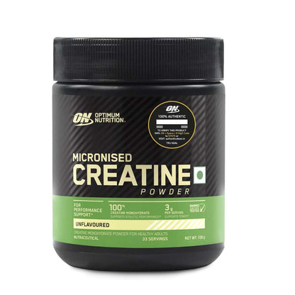 Optimum Nutrition (ON) Micronized Creatine Monohydrate Powder - 100 gm (0.22 Lb)