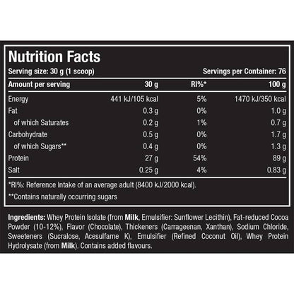 ONE SCIENCE NUTRITION ISO GOLD WHEY PROTEIN 2.26Kg (5Lb)
